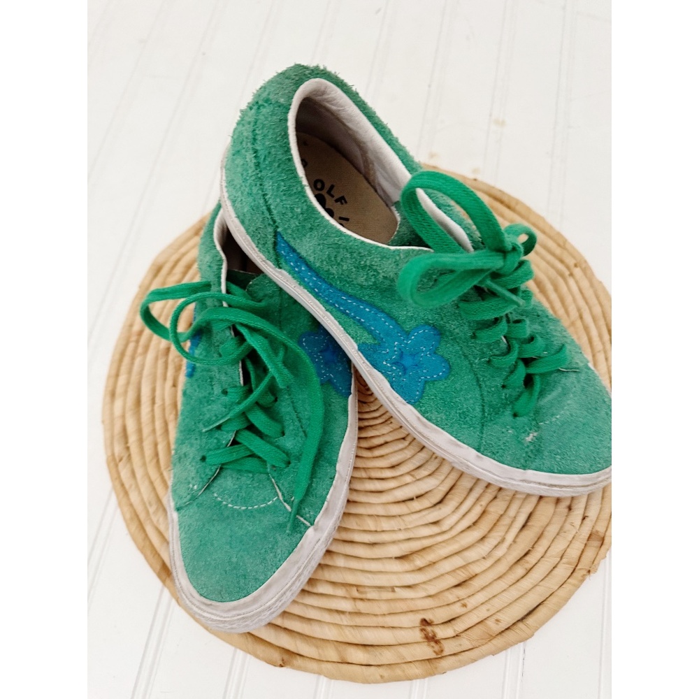 Golf Le Fleur x Converse One Star Ox "Jolly Green" Tyler the Creator Collab 8 - Picture 2 of 9